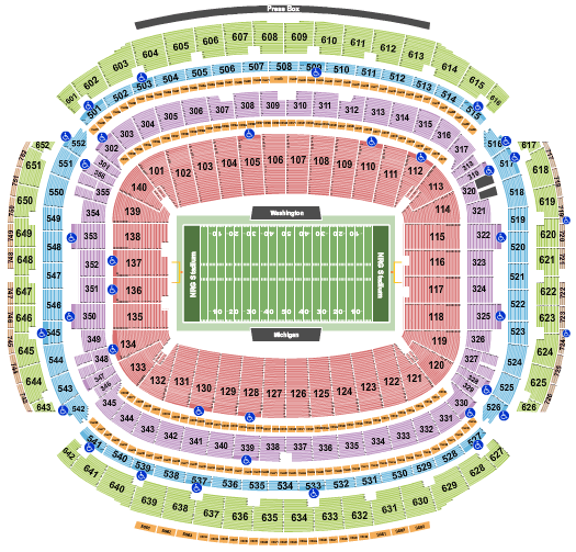 Houston Stadium Texas Bowl Seating Chart